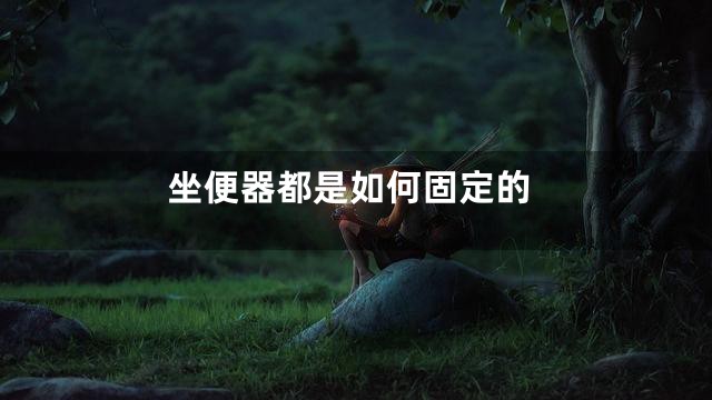 坐便器都是如何固定的