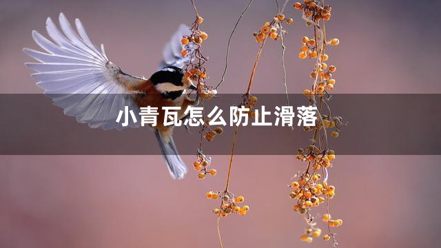 小青瓦怎么防止滑落