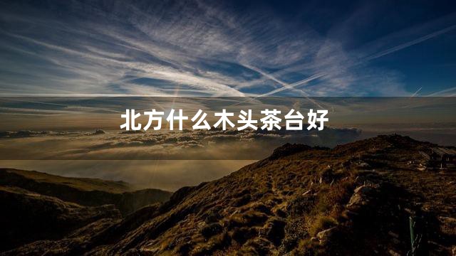 北方什么木头茶台好