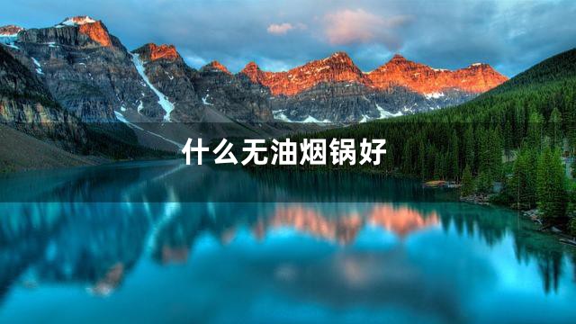 什么无油烟锅好