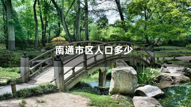 南通市区人口多少