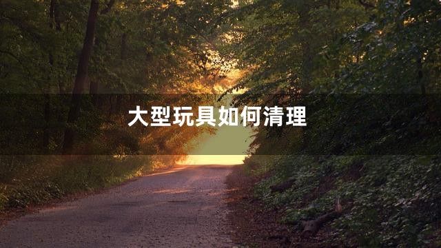 大型玩具如何清理