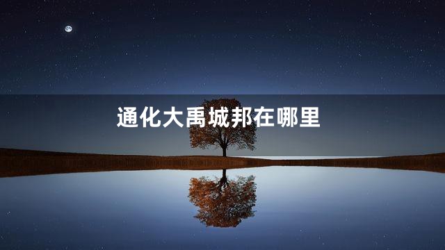 通化大禹城邦在哪里