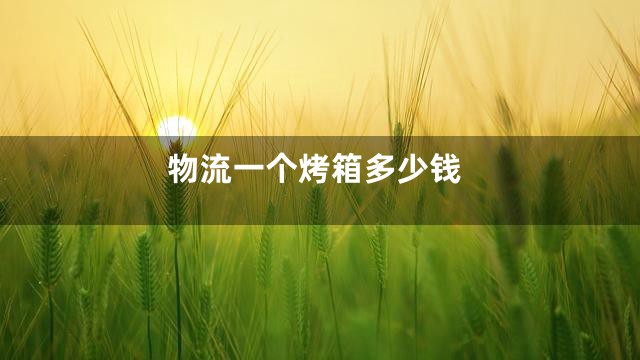 物流一个烤箱多少钱