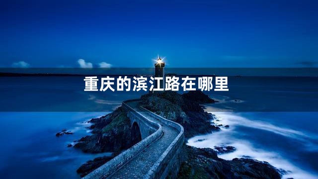 重庆的滨江路在哪里