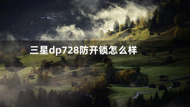 三星dp728防开锁怎么样