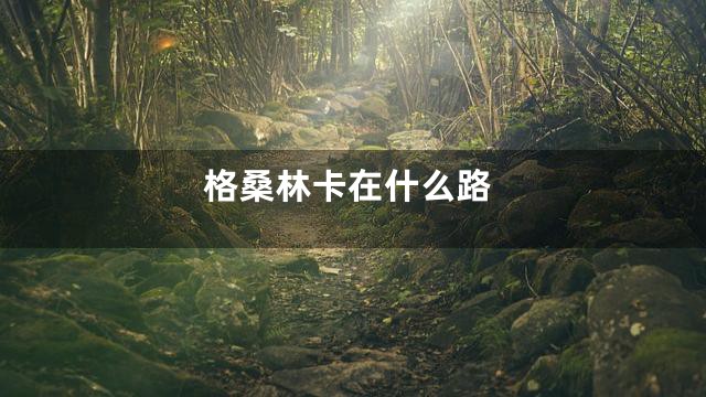 格桑林卡在什么路