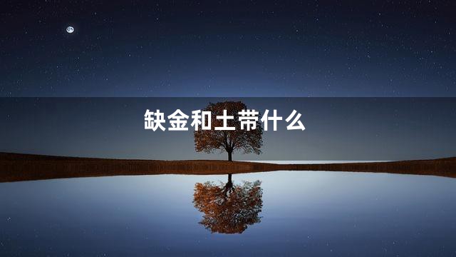 缺金和土带什么