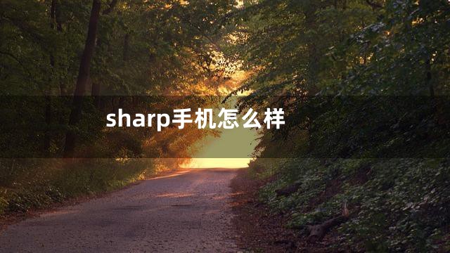 sharp手机怎么样