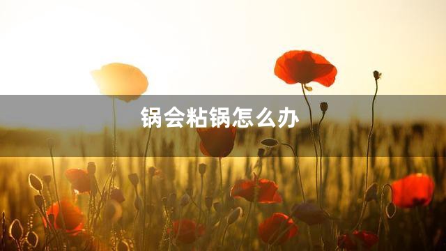 锅会粘锅怎么办