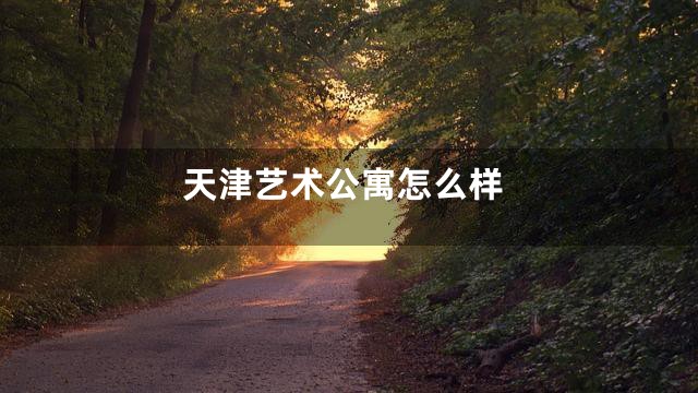 天津艺术公寓怎么样