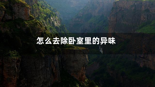 怎么去除卧室里的异味