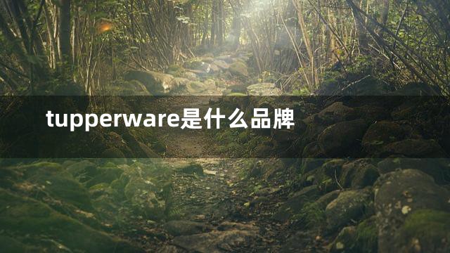 tupperware是什么品牌