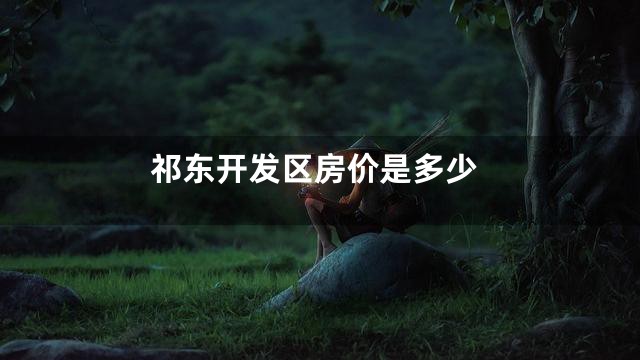 祁东开发区房价是多少