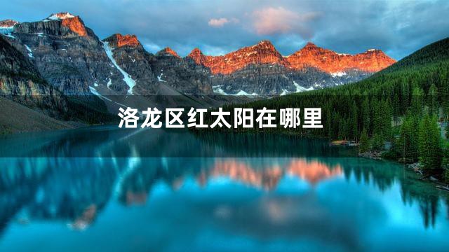 洛龙区红太阳在哪里