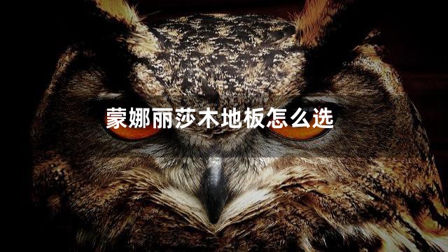 蒙娜丽莎木地板怎么选