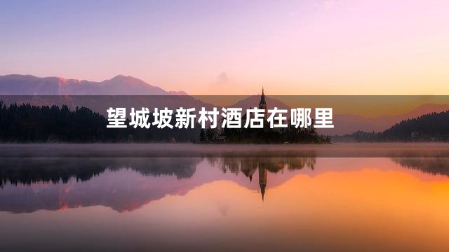 望城坡新村酒店在哪里