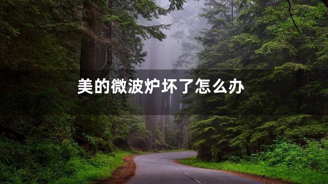 美的微波炉坏了怎么办