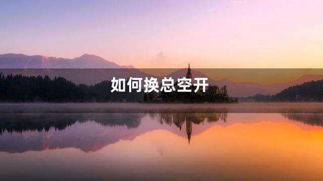如何换总空开