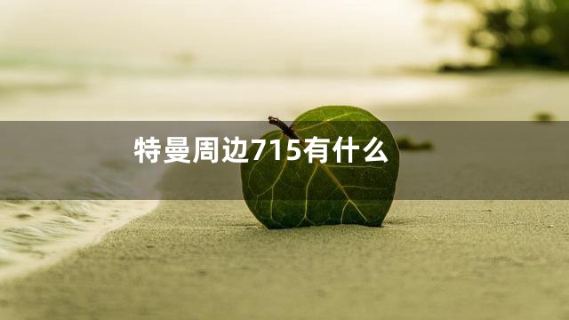 特曼周边715有什么