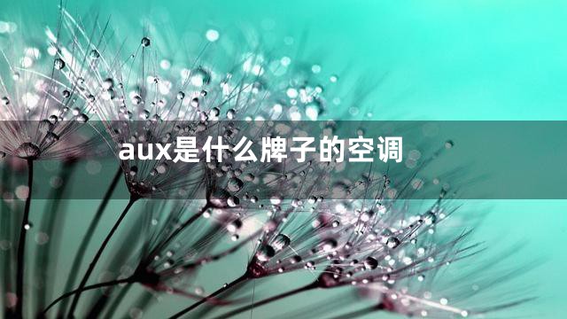 aux是什么牌子的空调