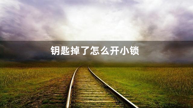 钥匙掉了怎么开小锁