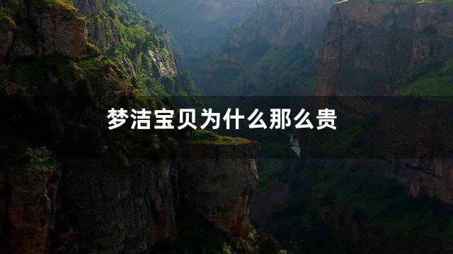 梦洁宝贝为什么那么贵