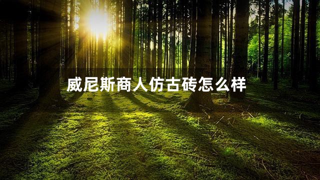 威尼斯商人仿古砖怎么样