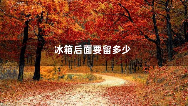 冰箱后面要留多少