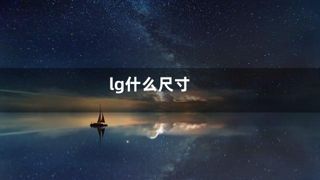 lg什么尺寸