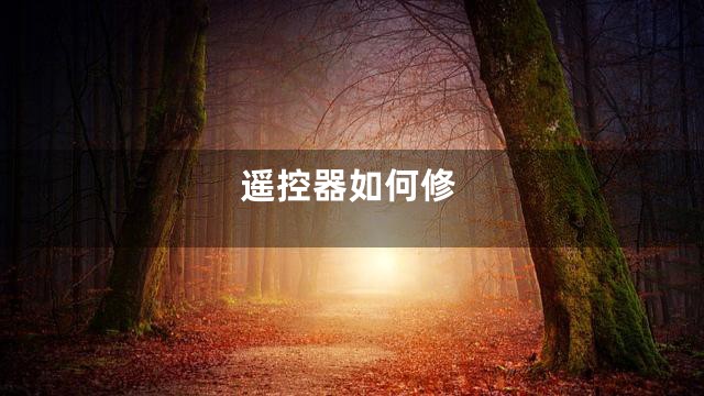 遥控器如何修