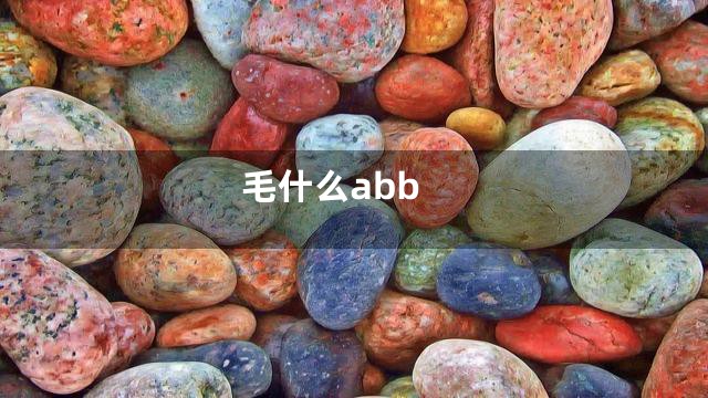 毛什么abb