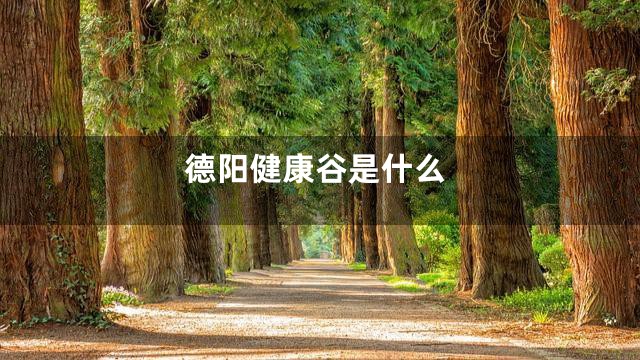 德阳健康谷是什么