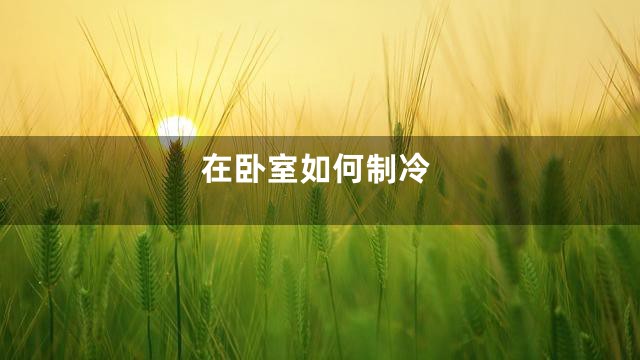 在卧室如何制冷
