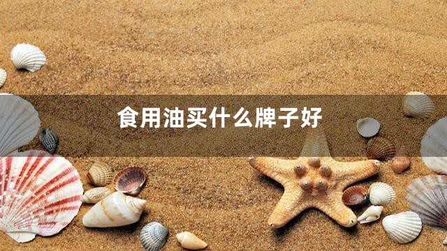 食用油买什么牌子好