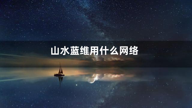 山水蓝维用什么网络