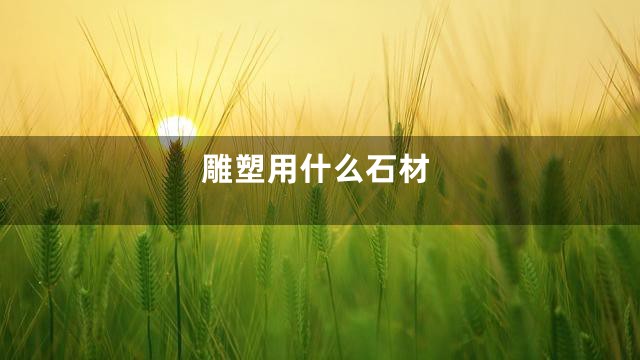 雕塑用什么石材