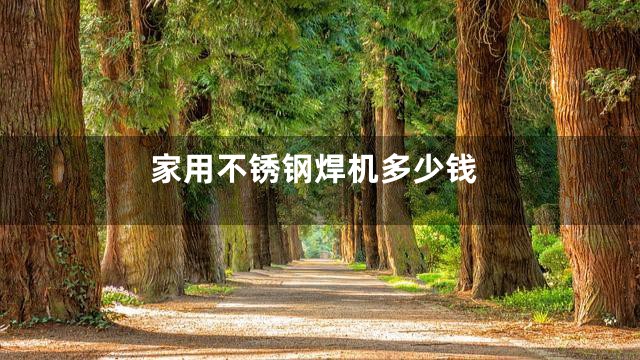 家用不锈钢焊机多少钱