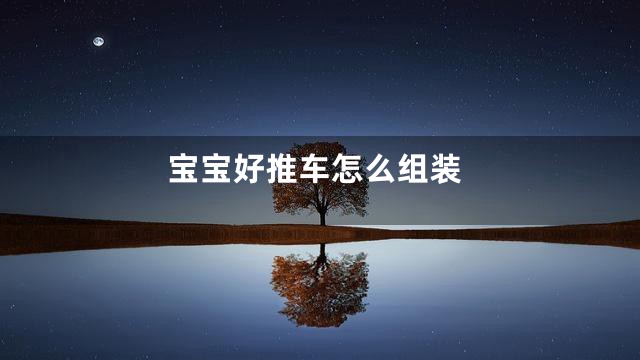 宝宝好推车怎么组装