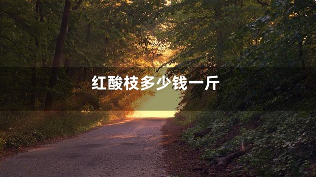 红酸枝多少钱一斤