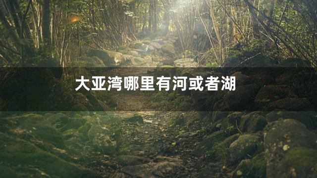大亚湾哪里有河或者湖
