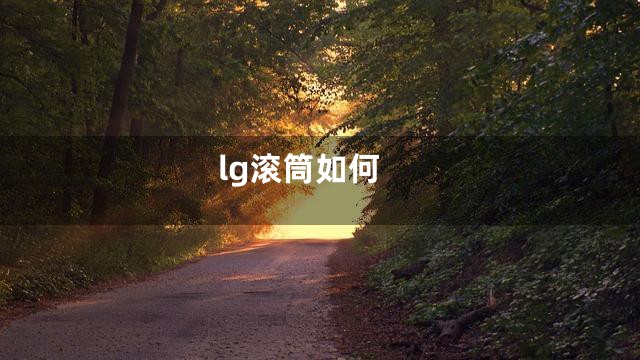 lg滚筒如何