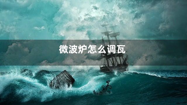微波炉怎么调瓦