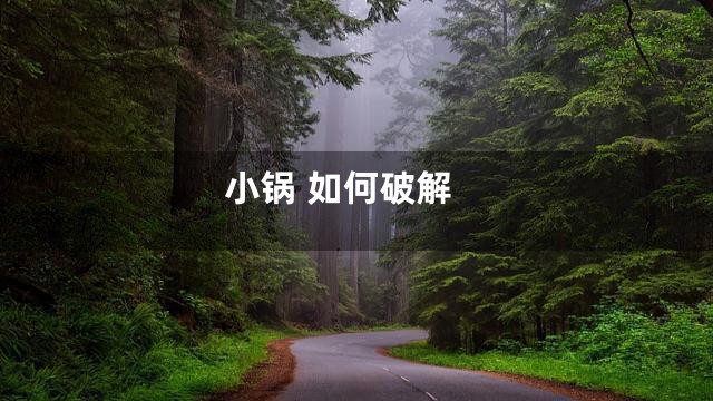 小锅 如何破解