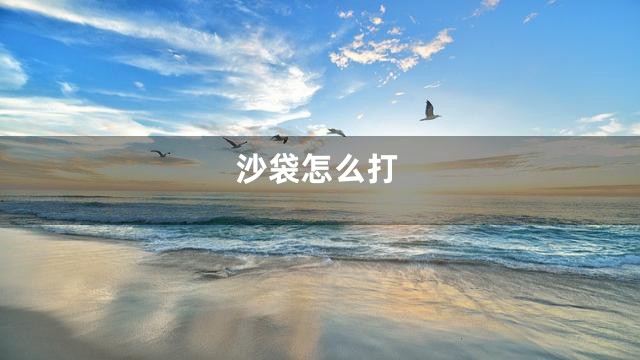 沙袋怎么打