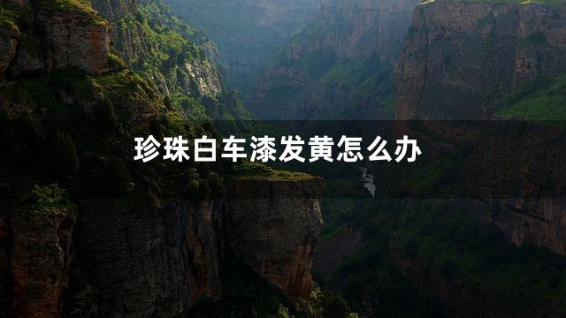 珍珠白车漆发黄怎么办