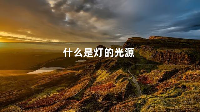 什么是灯的光源