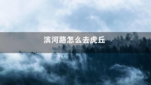 滨河路怎么去虎丘