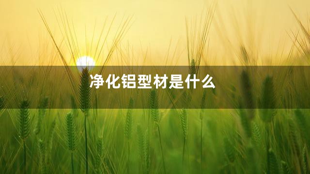 净化铝型材是什么