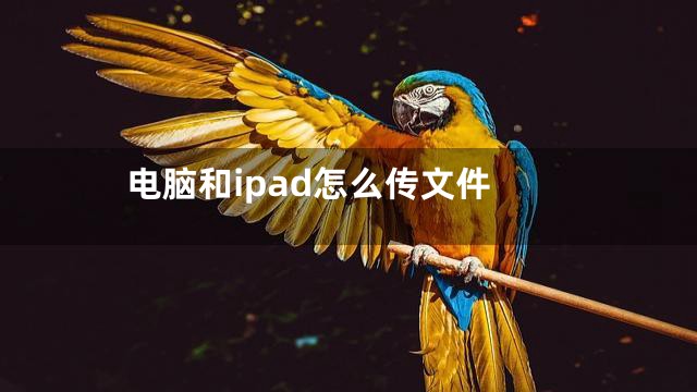 电脑和ipad怎么传文件